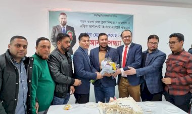 লন্ডনে প্রবাসী বিশ্বনাথবাসীর ভালোবাসায়  সিক্ত হলেন সাংবাদিক জাকির হোসেন কয়েছ