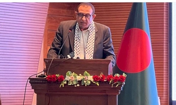ফিলিস্তিনি রাষ্ট্রদূত রামাদান বললেন ঢাকার সমাবেশ ইতিহাস সৃষ্টি করেছে