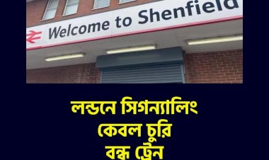 লন্ডনে সিগন্যালিং কেবল চুরি বন্ধ ট্রেন বিপাকে যাত্রীরা