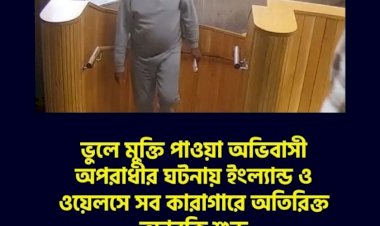 ভুলে মুক্তি পাওয়া অভিবাসী অপরাধীর ঘটনায় ইংল্যান্ড ও ওয়েলসে সব কারাগারে অতিরিক্ত তদারকি শুরু