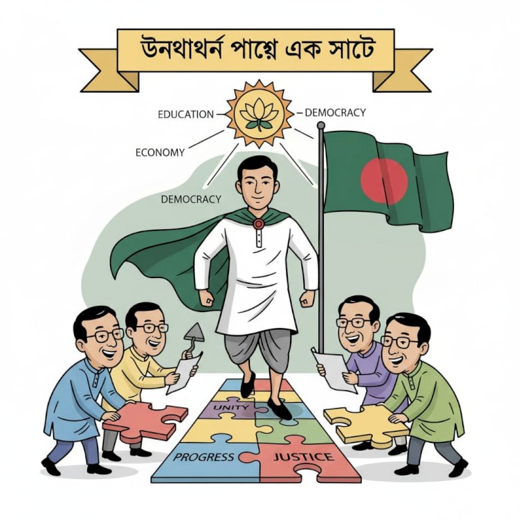 “ক্যাম্পাস থেকে জাতীয় মঞ্চে: ছাত্র রাজনীতি উত্থান কি বদলে দেবে জাতীয় রাজনীতির ধারা?”
