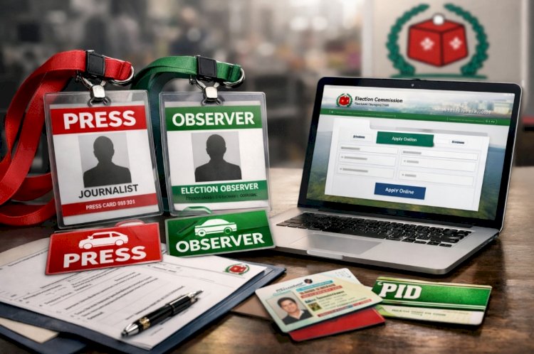 নির্বাচনে সাংবাদিক ও পর্যবেক্ষকদের কার্ড পেতে আবেদন অনলাইনে