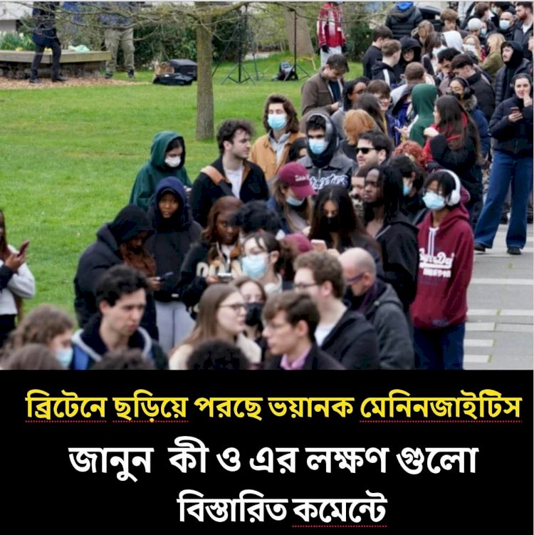 কেন্টে মেনিনজাইটিস আতঙ্ক: দুইজনের মৃত্যু, সতর্কতায় স্বাস্থ্য কর্তৃপক্ষ  বাংলাভাষী ডেস্ক